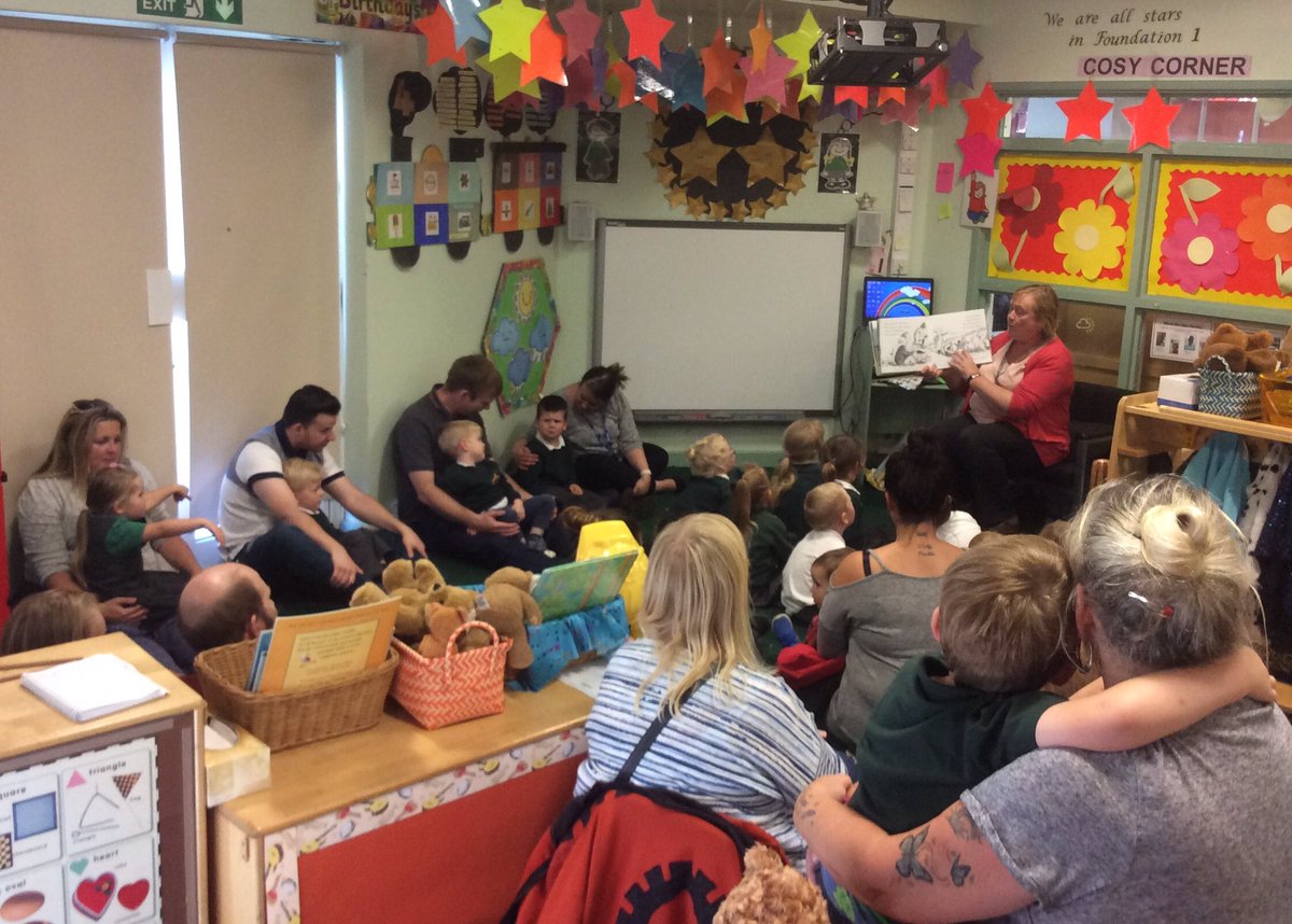 MissMcCreadie's tweet photo. Thank you to our F1 parents, the reading workshops have been brilliant. Children loved sharing their story time with you! @LiscardPrimary https://t.co/jRrsUijGIS