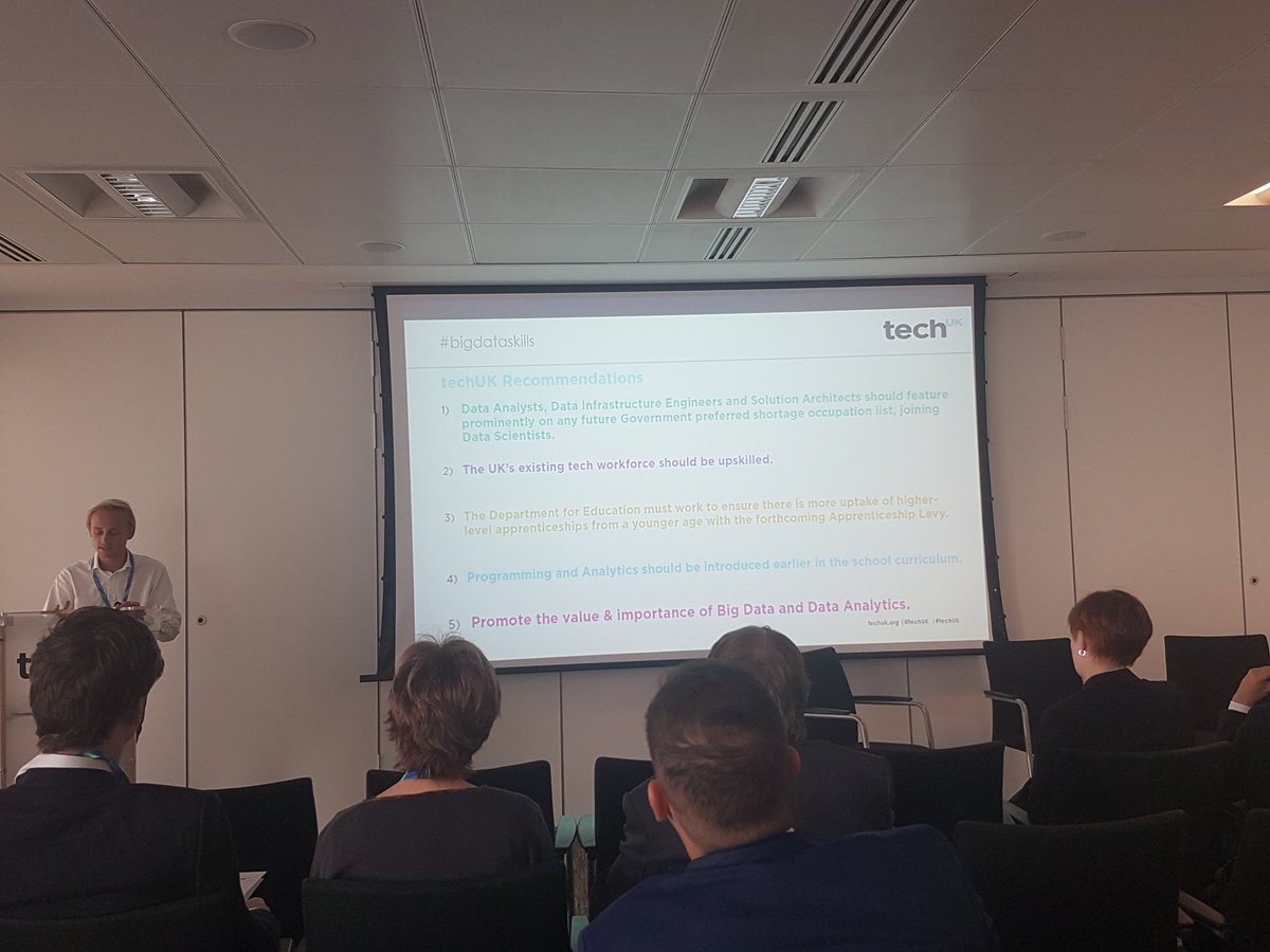 Pivigo's tweet image. Great recommendations from @techUK regarding #BigDataskills #careersindata