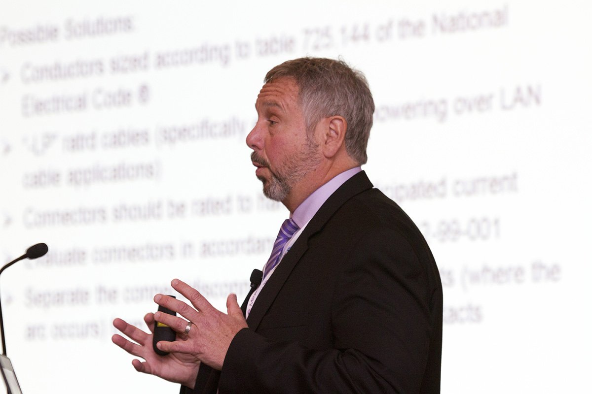 IWCScable's tweet photo. Randy Ivans from @UL_Commercial gave a talk "Raising the Bar on Patch Cord Performance in the Real World" at #IWCS2016 yesterday https://t.co/F9oPDnu4e3