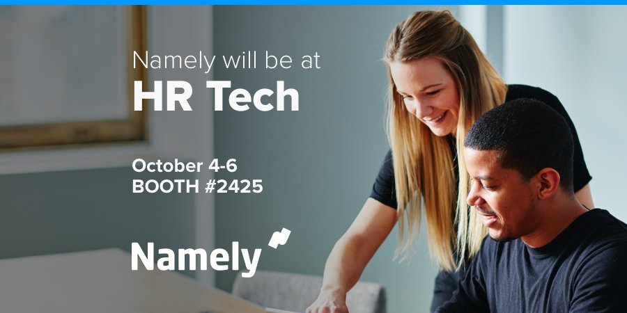 NamelyHR's tweet image. Want to see what makes @NamelyHR the #HR platform employees love? Stop by booth 2425! #HRTechConf