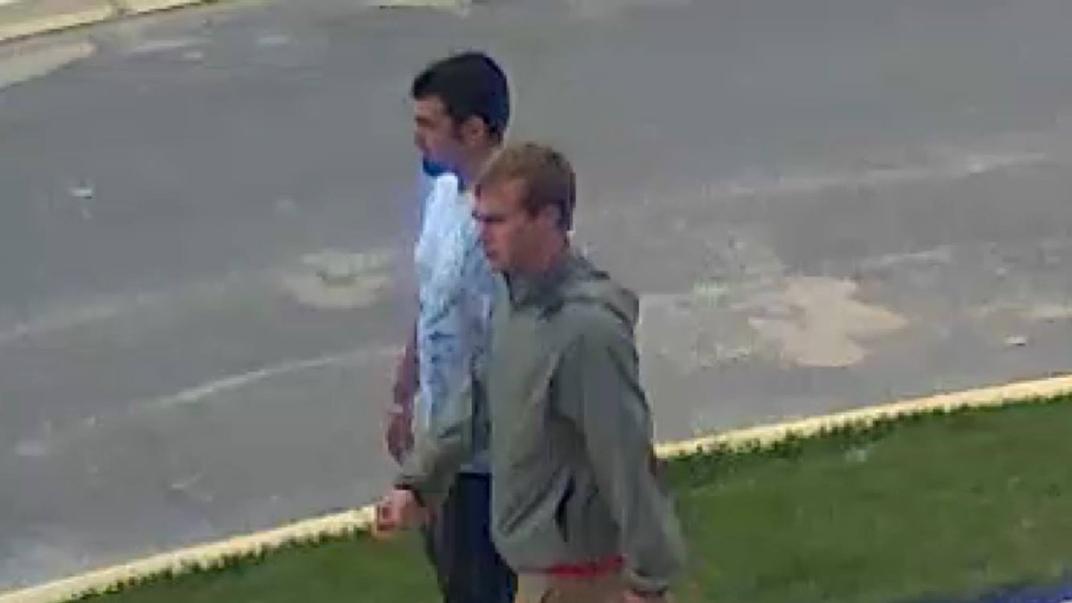 NCCPD_DE's tweet photo. #PackagePirates strike again! Can you ID these two #Pirates? They were seen on surveillance removing packages from homes in Claymont. https://t.co/B2v0qXzqXd