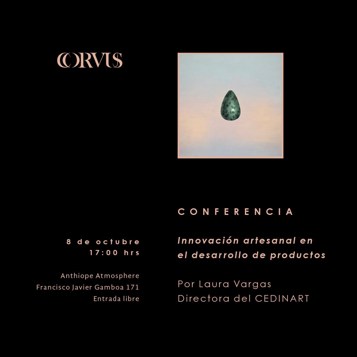 CorvusMx's tweet photo. Laura Vargas, Directora del Centro de Innovación y Diseño Artesanal de Tlaquepaque, comparte con nosotros este sábado a las 5:00pm. https://t.co/alqIxhxmVH
