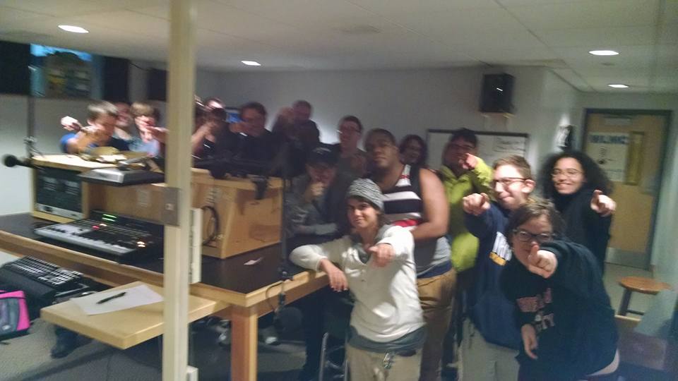 thefinnvt's tweet photo. Meet the 2016 @WLMCRadio talent! Watch out #massmedia world, here we come!  #collegeradio #landmarkcollege #CO1011 https://t.co/j0X5KSSSB8