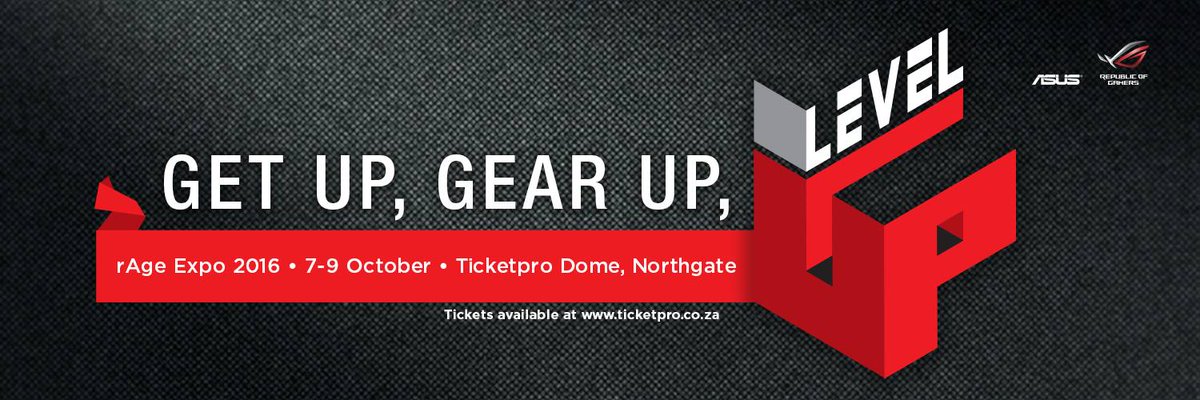 TheCapeTownGuy's tweet photo. Meet ASUS South Africa at rAge Johannesburg 2016 https://t.co/ofYn59MUk7 #ASUS_za #ASUSAMBASSADOR #rAge @ASUS_za https://t.co/Ph5xlpPNb7