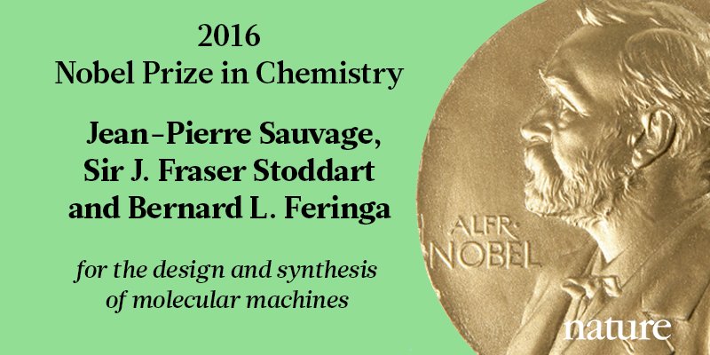 World’s tiniest machines win Chemistry #NobelPrize go.nature.com/2e1jjZm