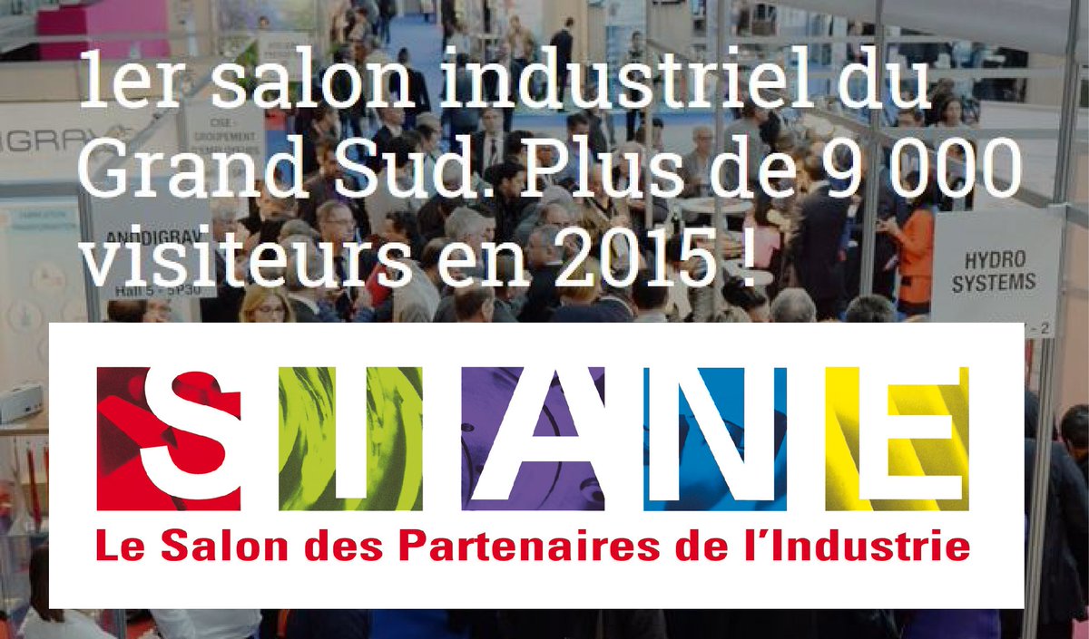 SterelaSA's tweet image. Sterela participe au #Siane, le salon des Partenaires de l'#Industrie du Grand Sud du 18 au 20 octobre 2016 à #Toulouse ! @SIANEtlse