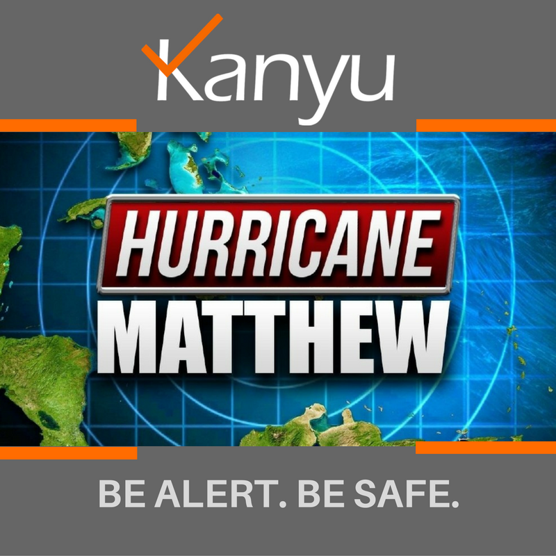 Kanyuwork's tweet photo. Safe wishes for everyone with Hurricane Matthew on it's way https://t.co/ino4T0PDn7