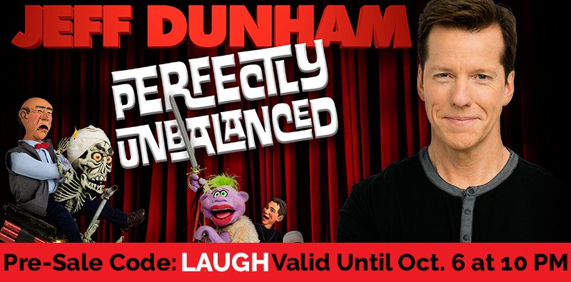 Pre-sale is happening now for <a href="/JeffDunham/">Jeff Dunham</a> and his return to @SprintCenter on Feb. 9. Use the code LAUGH and click ->bit.ly/2dslZ16