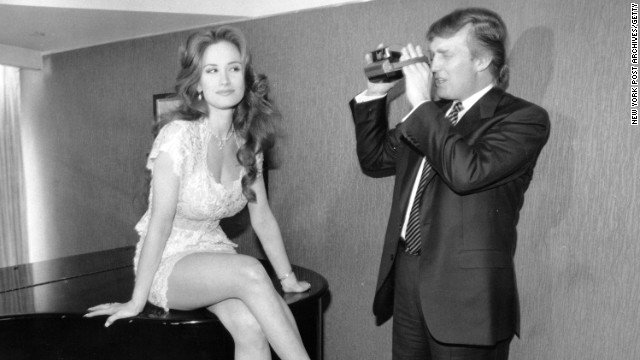 ThisHour's tweet image. First #CNNKFile exclusive: Donald Trump interviews models, takes Polaroids in 1994 Playboy video cnn.com/2016/10/05/pol…