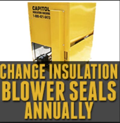cjairey's tweet image. @CapitolMachine offers service 365 800.421.6473 insulationmachine.com @CapitolMachine2 @MrsCapitolMch #MaintenanceMatters #machines