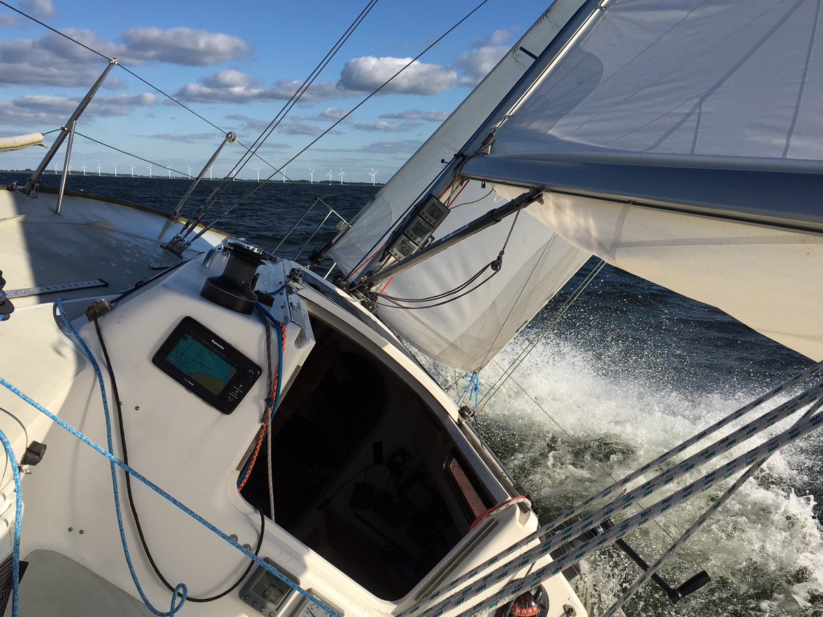 Pittige 1e dag #200myls #zeilen #sailing
