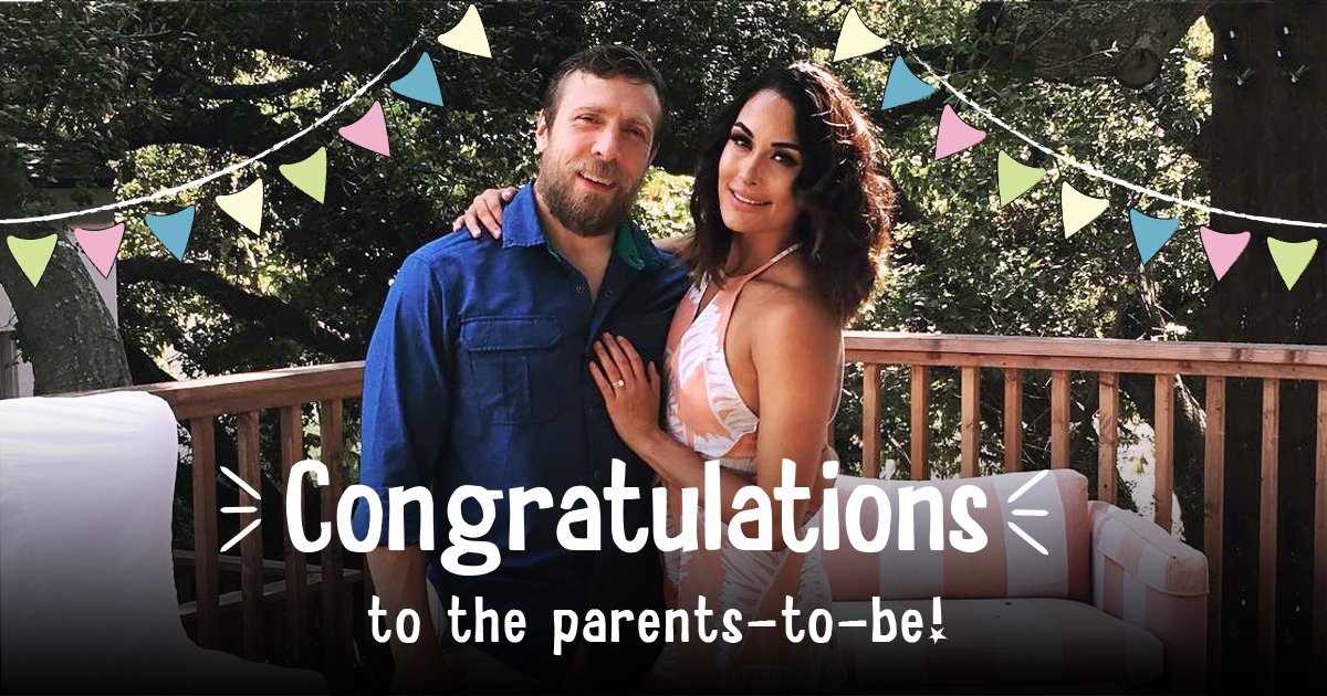 Brie Bella (@BellaTwins) &amp; @WWEDanielBryan are expecting! Get the details on this amazing news: eonli.ne/2d3ZbnH #TotalBellas 💗 🍼  💙