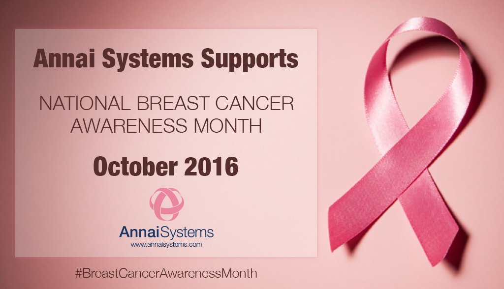 annaisystems's tweet photo. We support #BreastCancerAwarenessMonth, and we're honored to work w/ orgs making #genetic discoveries in #breastcancer and other cancers. https://t.co/AEhgjPZwgQ