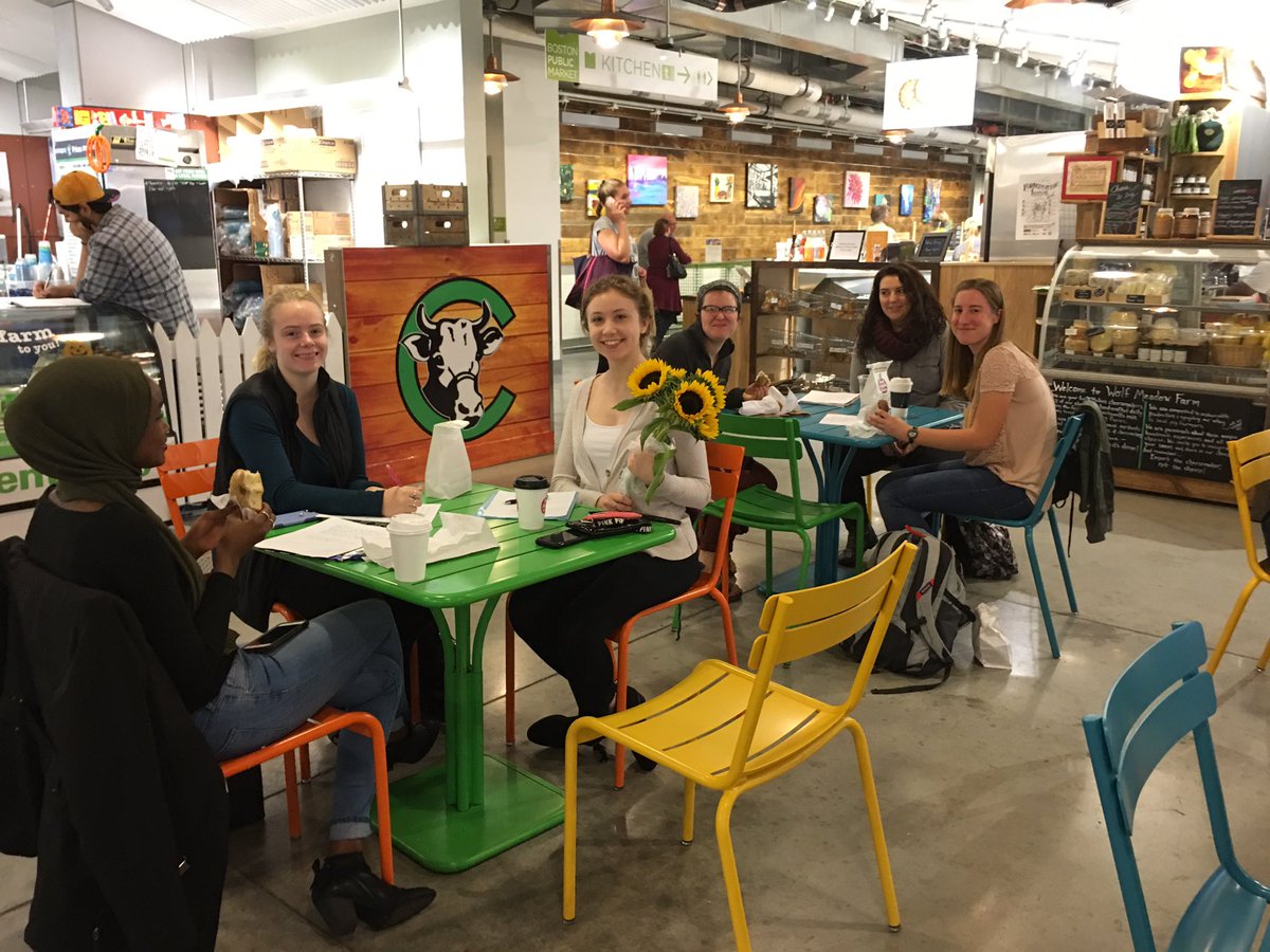 hygienehealth's tweet photo. @SimmonsCollege #fieldtrip @boston_public #newenglandfoods w/great team of #simmonsundergrads #foodwatermicrobiol #SimmonsSTEM #Simscenes https://t.co/4zFpkXCyZb