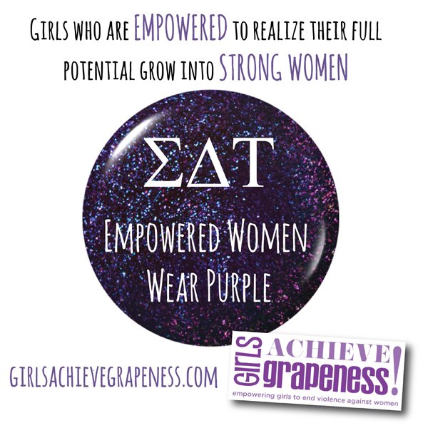 SigmaDeltaTauHQ's tweet photo. Support @JewishWomenIntl & help end violence against women! #Grapeness #WearPurpleChangeTheCulture https://t.co/urpHnl4BpA