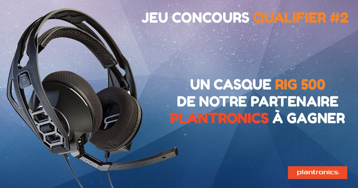 ACENSIesport's tweet photo. [Jeu Concours x Q2] À l'occasion du Q2, @AcensiUL vous offre un casque @PLTgaming_FR #RIG500 ! Follow + RT pour participer (Résultat Mardi) https://t.co/KwqozXWg7a