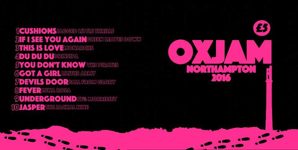We're proud to be apart of the @OxjamNorth  Northampton Album! Go get it, loads of great songs!
