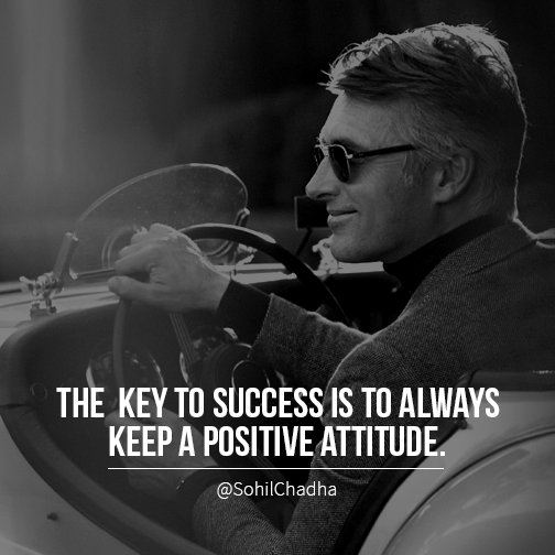 SohilChadha's tweet photo. Choosing to be positive and having a grateful attitude is going to determine how you're going to live your life. #motivation #quote https://t.co/govDYVipfn