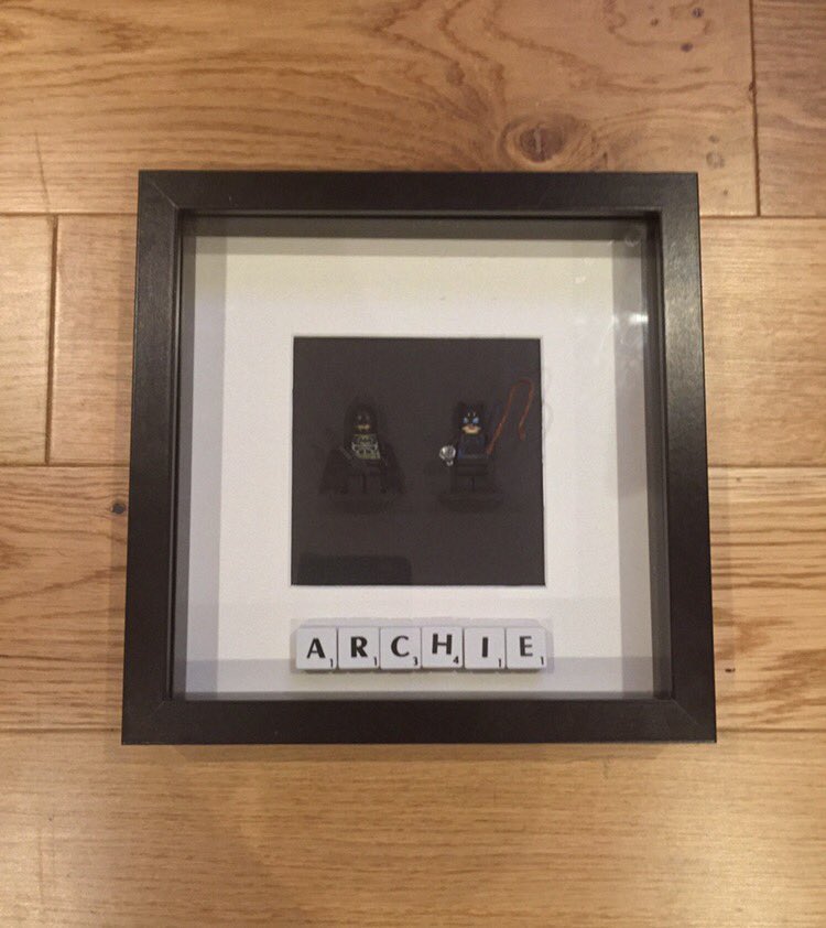 BachPad1's tweet photo. Custom Made Batman and Villain (Joker or Catwoman) Lego Figures Frame with Name or Message 
The perfect gift!
#batman #lego #giftidea #joker https://t.co/WOJylygD6b