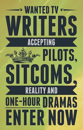 FilmFreeway's tweet image. Scriptapalooza Television Writing Competition is accepting pilots, sitcoms, reality &amp;amp; one-hour dramas until Oct 17! filmfreeway.com/festival/Scrip…
