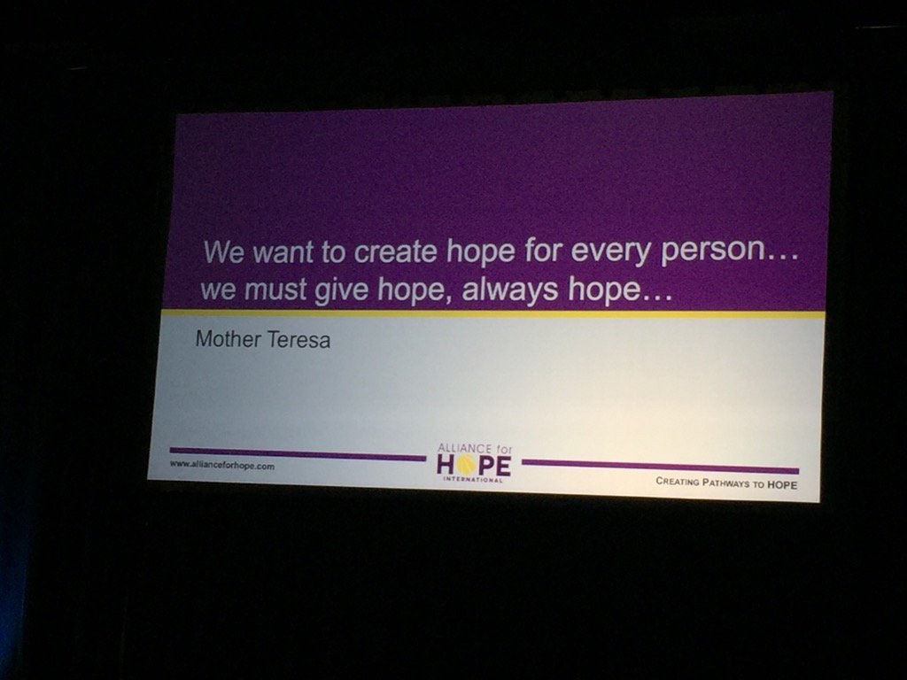 grinnell_sue's tweet photo. Casey Gwinn: We need to be the hope people. #FVPP15 #phidotorg https://t.co/TYuXVB7Bqr