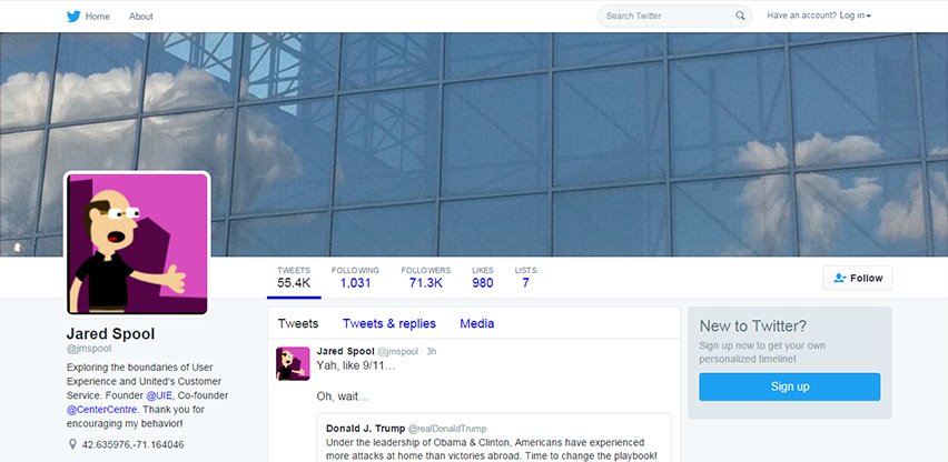 vizteck's tweet photo. Top 13 #twitter #influencers for #ux designers Jared M.Spool @jmspool https://t.co/PGO5kduAql #startups #UXDesigner https://t.co/m4WLP1Qxys