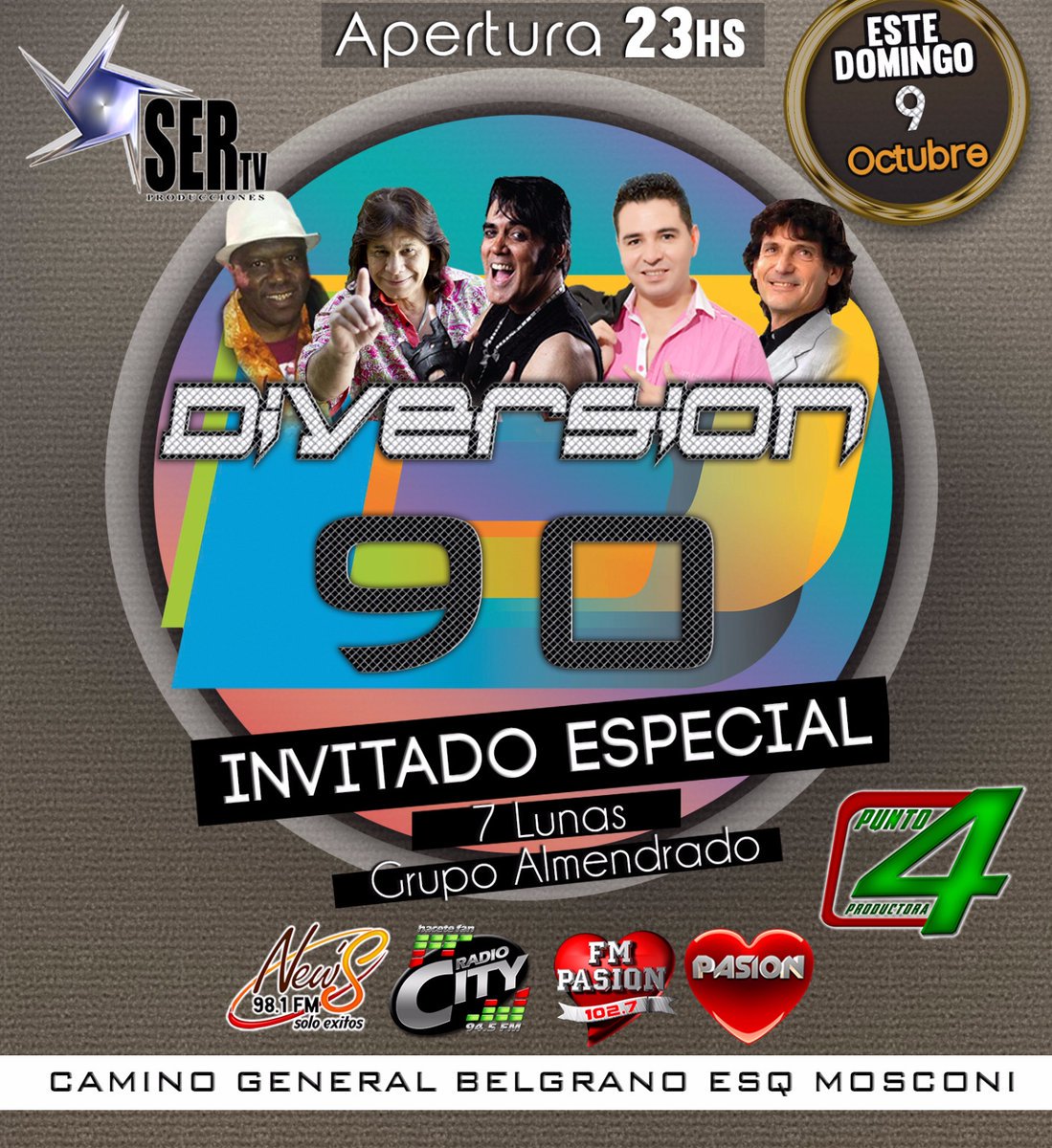 Sonando <a href="/pochopantera/">Pocho La Pantera</a> "la niña llora" que este dom se presenta en #Diversion90 RT