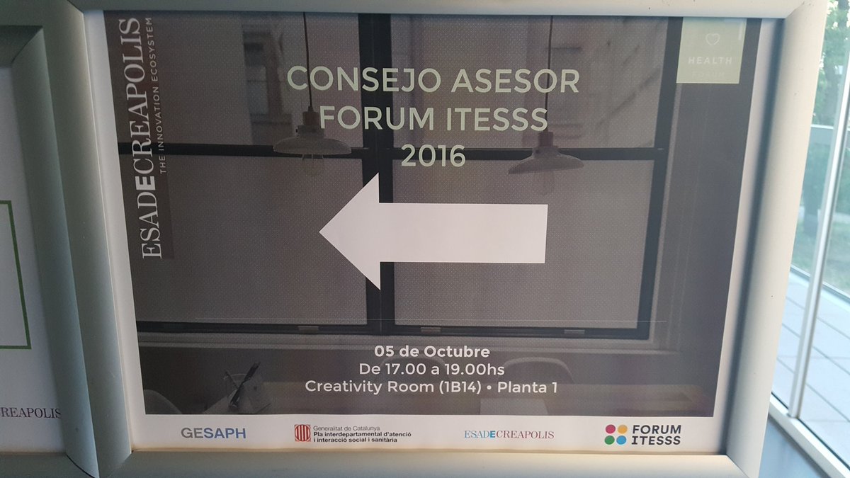 cesciglesies's tweet photo. En la sessió de treball d'atenció integrada salut i social al @ForumITESSS  @esadecreapolis https://t.co/g1OFyUqRSk
