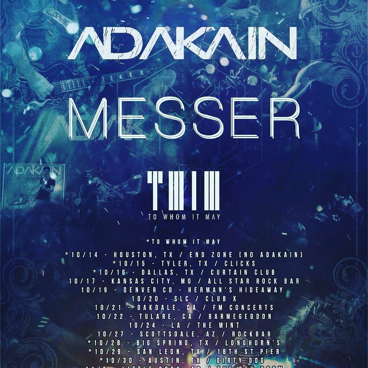 MidOctober_Band's tweet photo. Mid October is joining @Adakain and @MesserBand for two days in cali! Add these bands if you havent yet. Amazing sound! #adakin #messer #mo https://t.co/v8oKqUmkhH