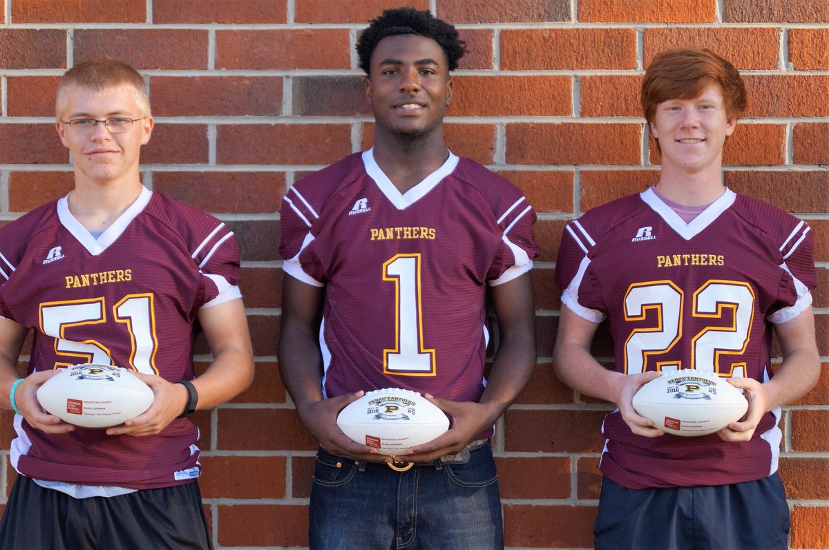 Perry_Panthers's tweet photo. PHS  Players of the Week: #1 Damion Bagley- QB and offense, #22 Tyler Knowles- Kicker Special Teams, #51 Payton Moss- Defense https://t.co/oNmEXUv7xr