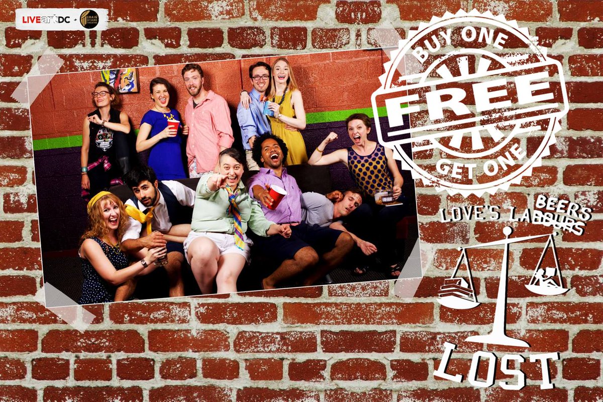 Inspired by the best #happyhour in town <a href="/DCReynoldsBar/">DC Reynolds</a>, we're also offering BOGO for tonight's show! That's 2 tix for $20! Bring a date!