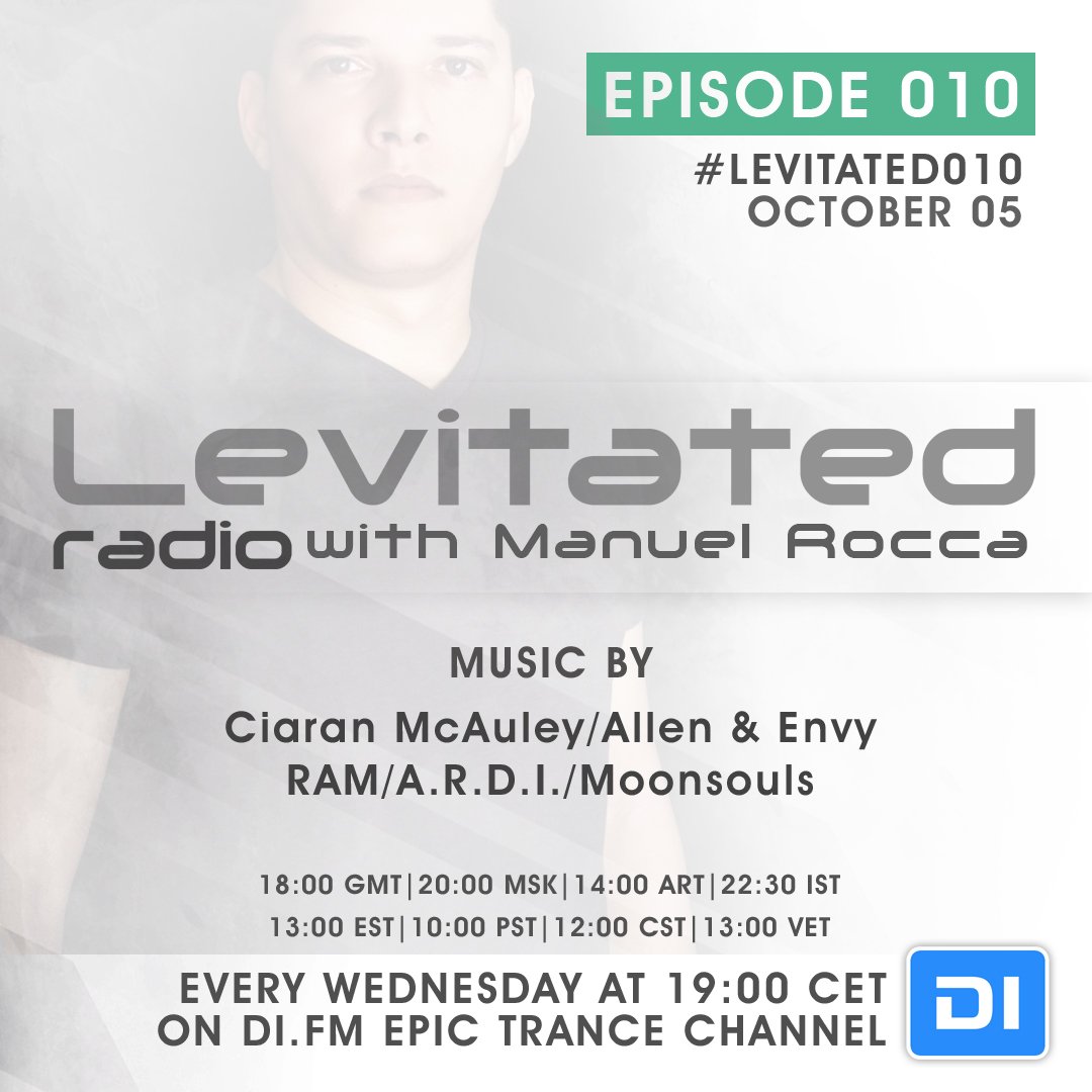 manuelroccadj's tweet photo. Due some delay with the previous show, #LEVITATED010 will start a little late. Stay tuned and sorry for the inconveniences #trancefamily https://t.co/DLPOiEu0HG