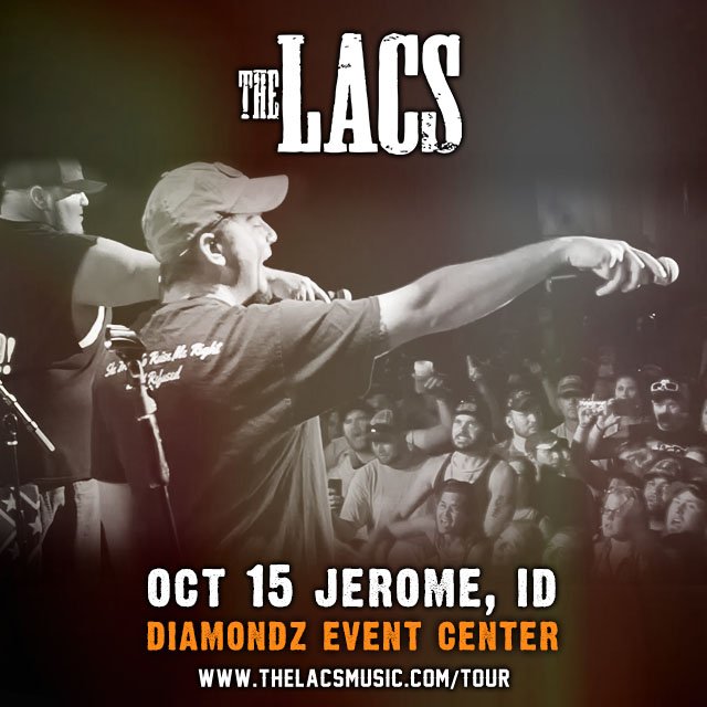 ajeontour's tweet photo. 10/15! @TheLacsMusic LIVE in Jerome, ID at #diamondzeventcenter! #TheLacsOnTour #AverageJoesOnTour #RacketCountyTour https://t.co/wXWA90F3XQ