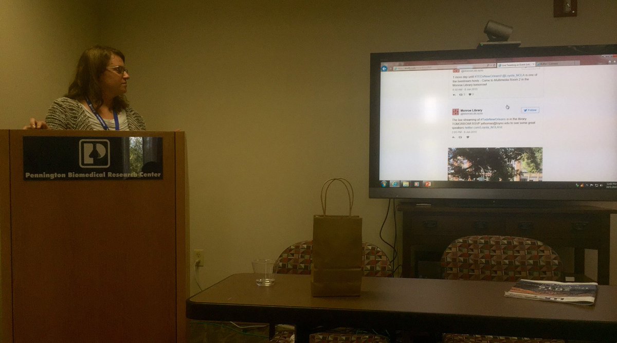 #getsocialluc16.  Live tweeting about live tweeting