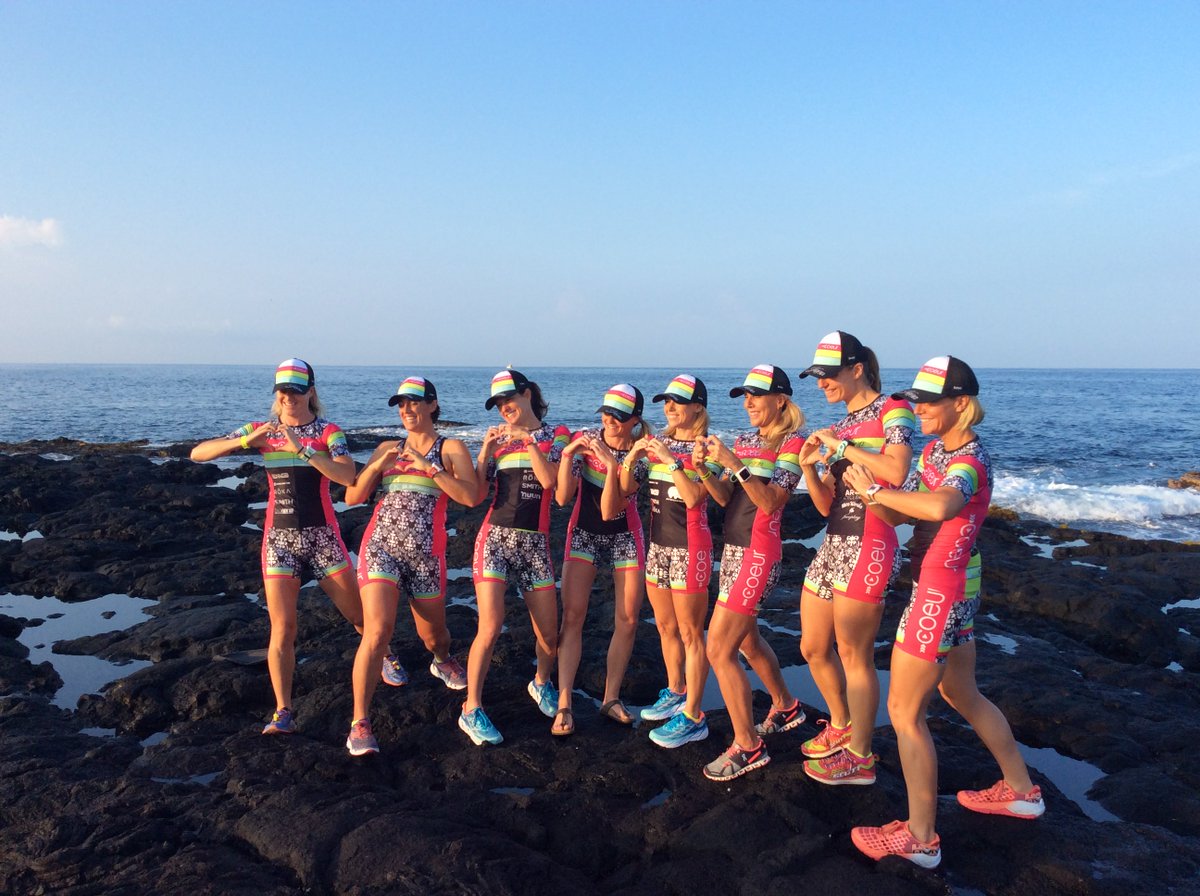 CoeurSports's tweet photo. At the Coeur team shoot in Kona with Jay Prashun from Lava Magazine. It's a beautiful morning on The Big Island! https://t.co/apiDaSIPxU