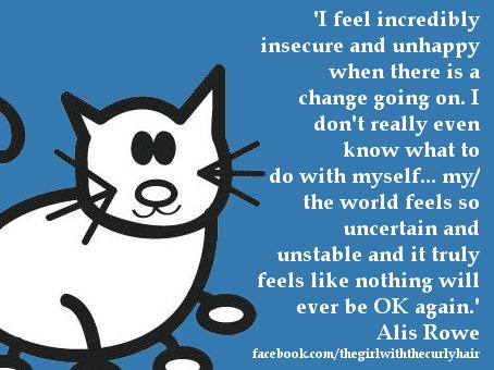 Snuggles84's tweet image. Completely relate.. Any change however small can cause me a massive amount of anxiety &amp;amp; distress #AutismAwareness #ASD #copingwithchange