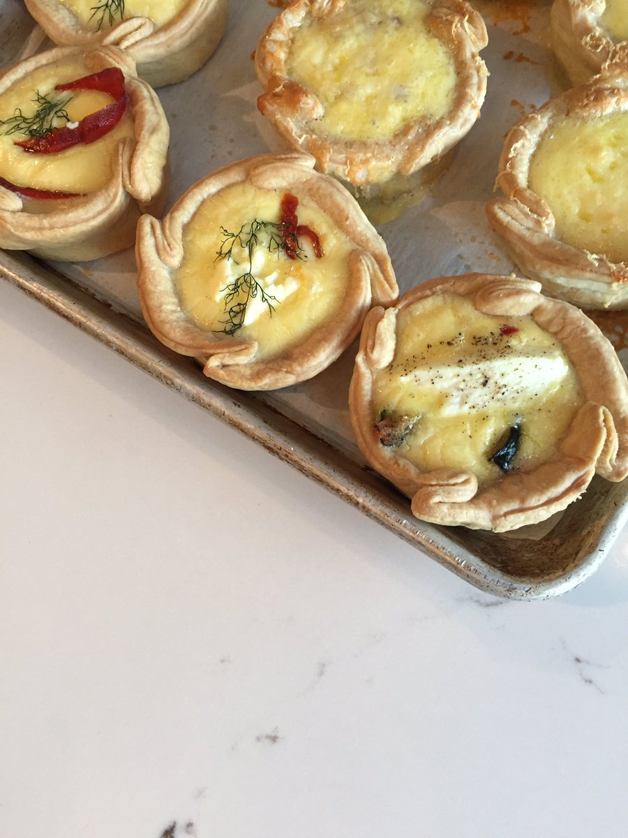 KesselandMarch's tweet photo. A little tired of sandwiches for lunch? Try a delicious quiche. It's really something. #catering &amp; office delivery available. #quiche https://t.co/ZyUyn8UPoU