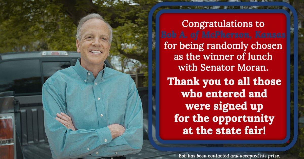 Moran for Kansas (moranforkansas) Twitter