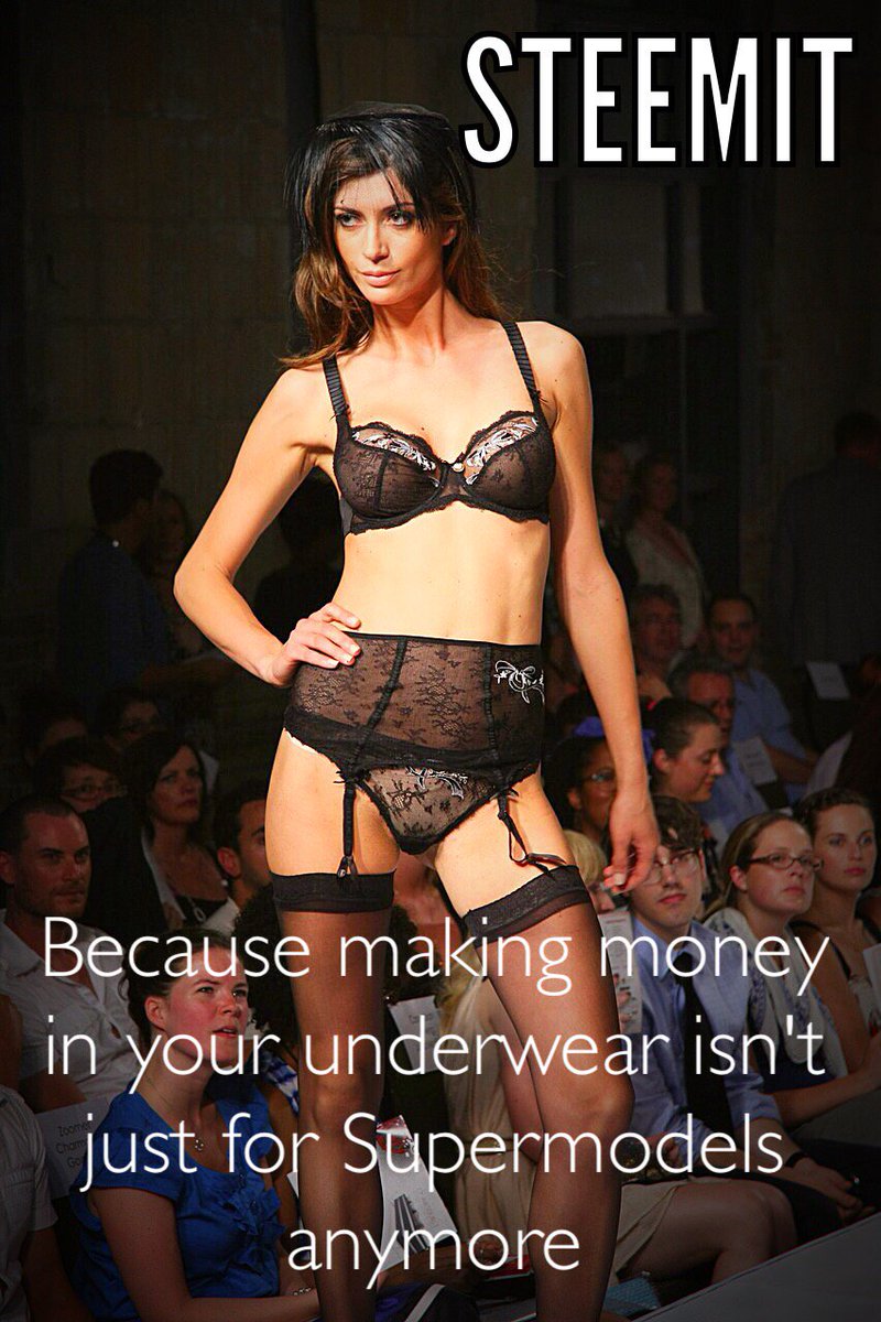 Making Money in Your Underwear isn't just for Supermodels anymore! @Steemit #SteemMemes #Blogging steemit.com/@ibringawarene…