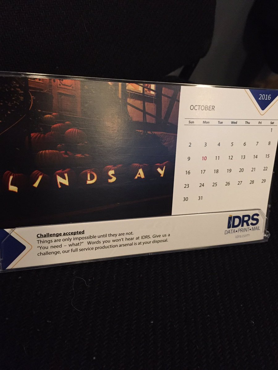lbent2010's tweet image. Thanks #IDRS for my personalized calendar at the #CanadaPost marketing event. #getsmarter2016
