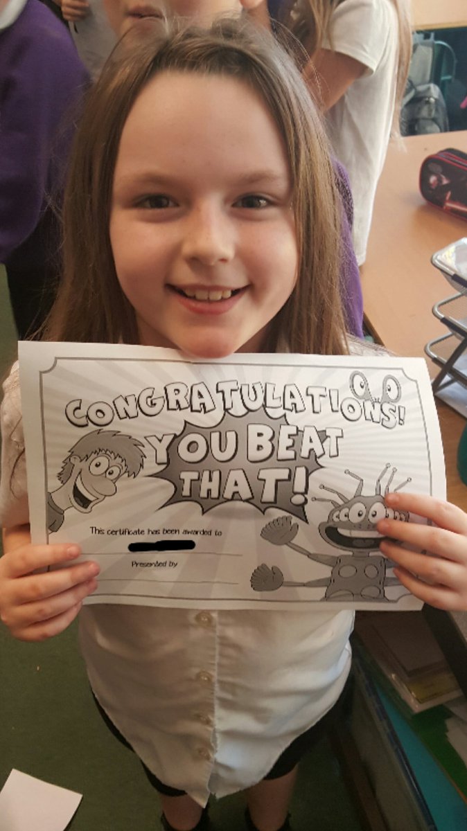 MrsBLanglees's tweet photo. So proud to have our first P4 moving up in their Learn Its! #BigMaths #Ibeatthat #Achieve https://t.co/XUKXcQDFyK