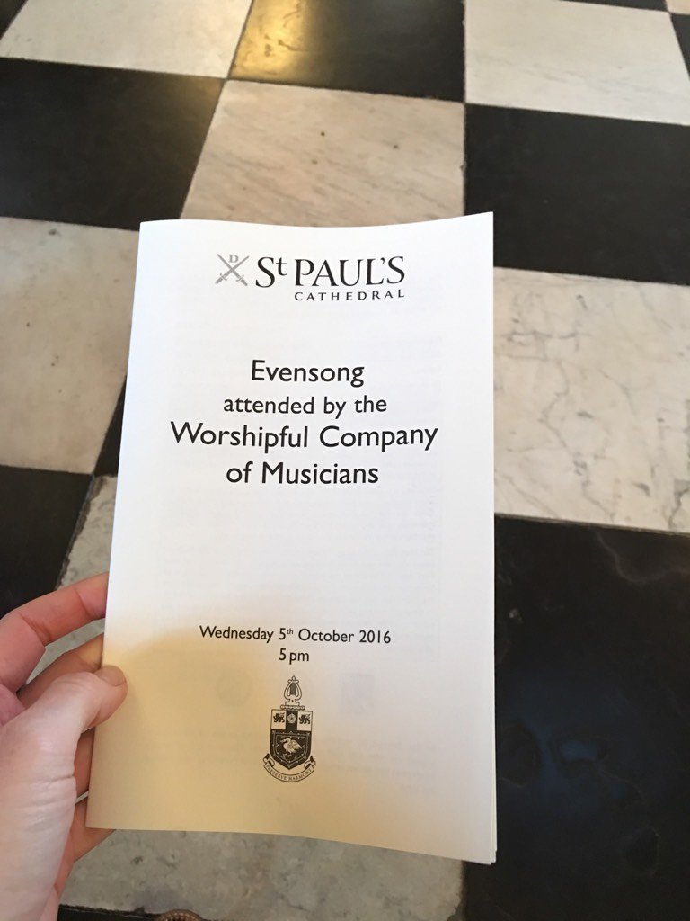 vickybeeching's tweet photo. Slipped in for the final half-hour of @StPaulsLondon Evensong today - glorious. Wonderful service @revdison &amp; team. https://t.co/82R0CmC2f1