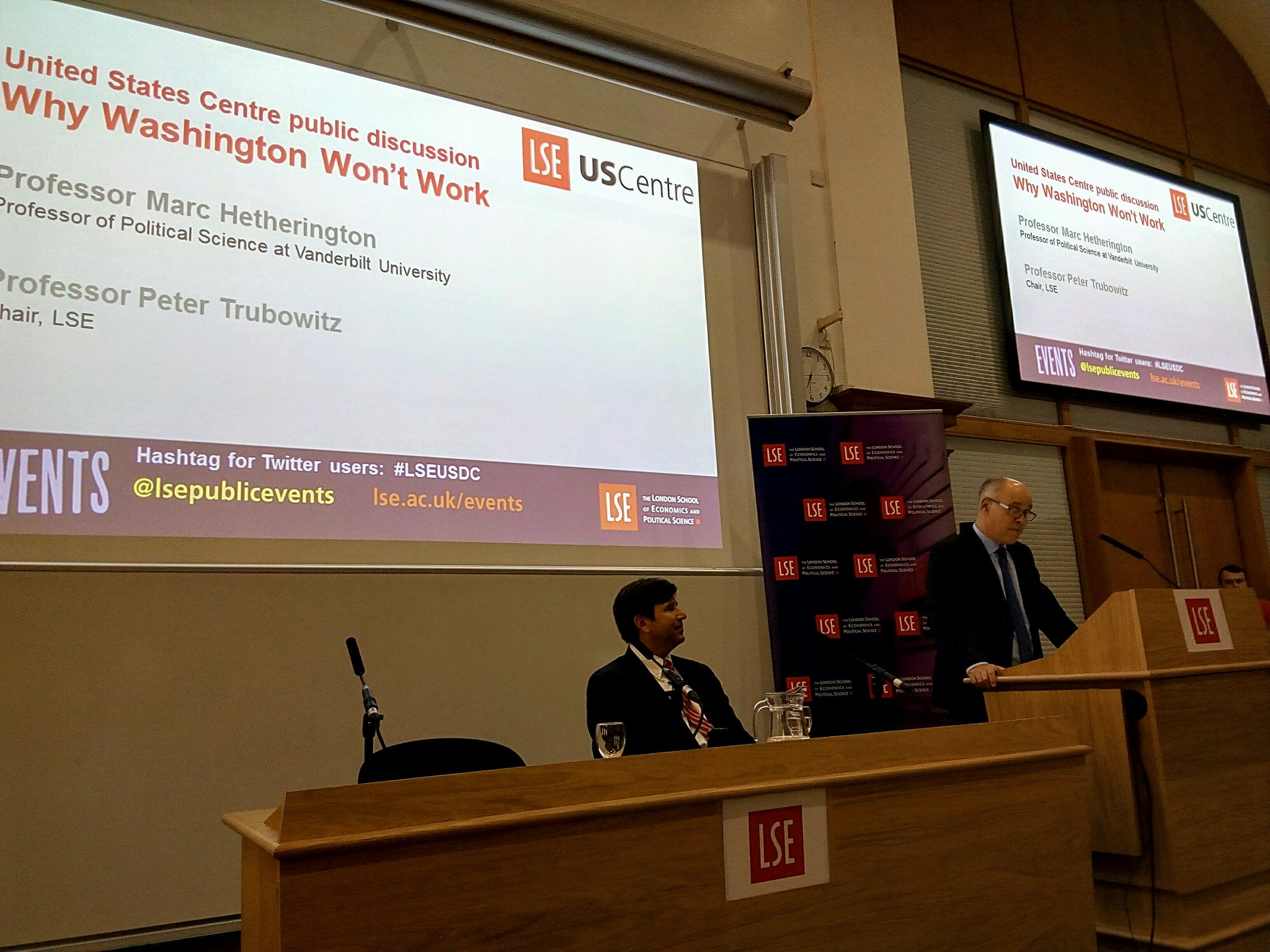 US Centre Director, @ptrubowitz, introduces Professor Marc Hetherington
#lseusdc https://t.co/Tff9F2WzaM
