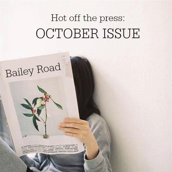 Our October newsletter just went out and it's all about C.O.Z.Y! Not on our mailing list yet? Sign up on our Facebook page - <a href="/baileyroadvt/">BaileyRoad</a>