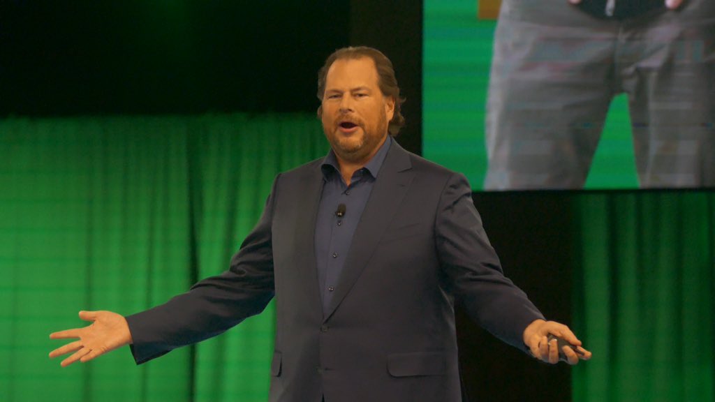 bayareahqtv's tweet photo. @benioff Marc Benioff @salesforce #DF16 #Dreamforce Keynote underway! CEO thanks Salesforce customers, partners. Commitment to equality https://t.co/pTd1vMVSiY