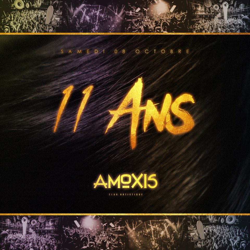 DeejayDamienB's tweet photo. Ce samedi on fête les 11 ANS de l'Amoxis avec Samantha (Amnesia) ça va être très très lourd ★ We Are Kitsch ★ Amoxis 11 Years 🔥🔥🔥🔥 https://t.co/OpMTYApdcC