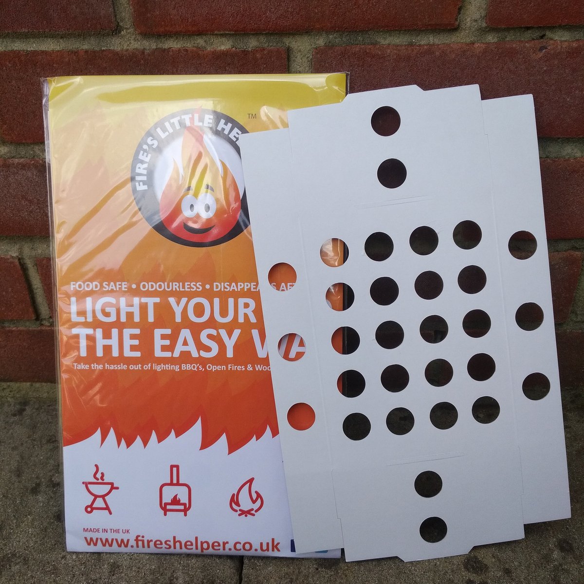 Fire's Little Helper. The easy way to light your BBQ