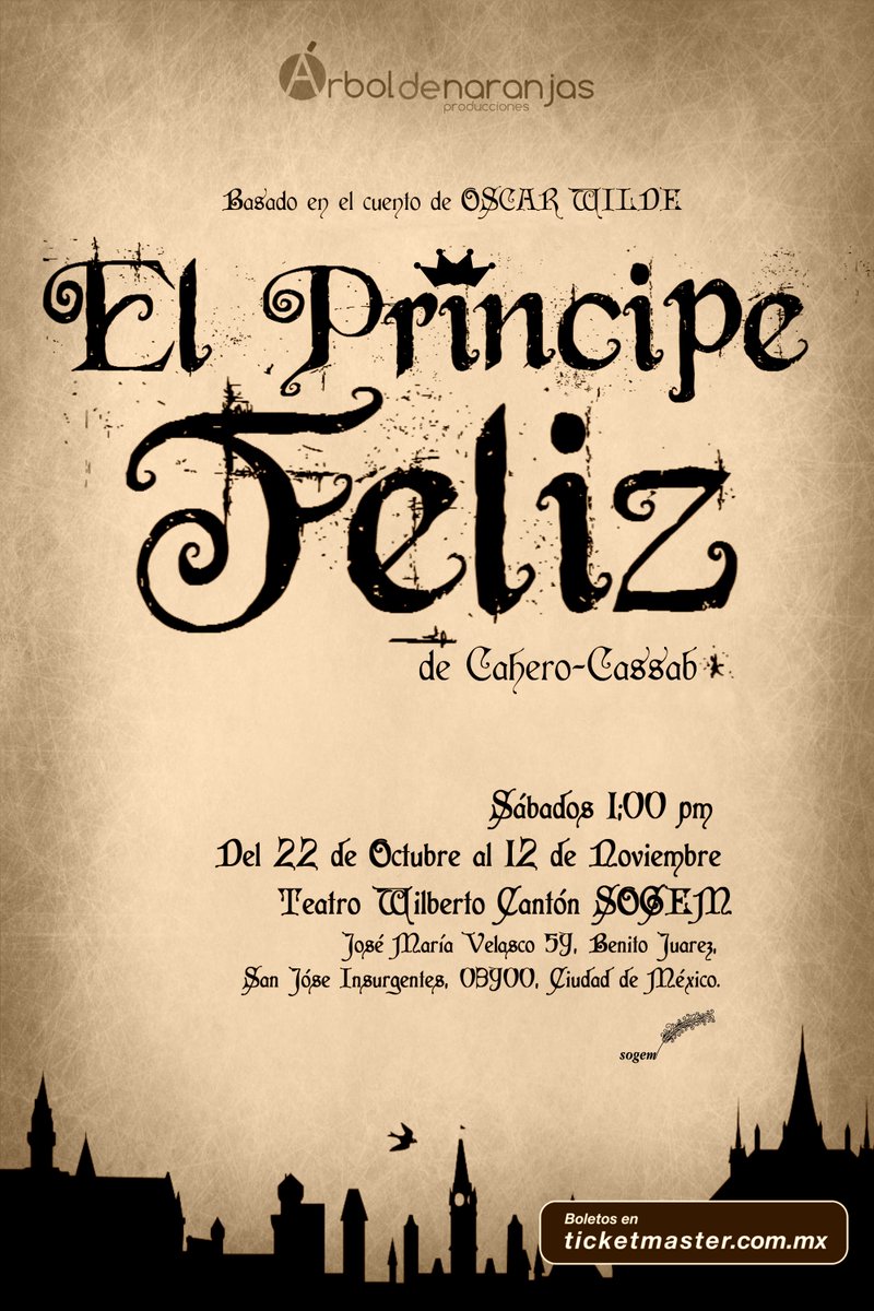 rescatandoN's tweet photo. #ConectandoCon el teatro, iremos al estreno de @PrincFeliz2016 y no nos la perderemos!!! Sábado 22 de octubre 1:00 pm. #TeatroWilbertoCantón https://t.co/qx3MFDv69A