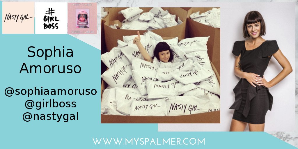 MysPalmer's tweet photo. Founder of Nasty Gal, NYT Bestseller, producer of Girlboss: @sophiaamoruso Is this weekβs #BrandedVoice #Branding #workingwomanwednesday https://t.co/dvW6UFZkZa