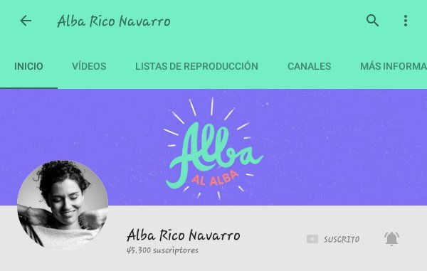 mysmilealba's tweet photo. @AlbaRicoNavarro Mira mi amor!! 😍😍 ya son 45.300 suscriptores en tu canal! Un flash 😱❤🙌 y vamos por más! #AlbaAlAlba https://t.co/foNtNYjo8x